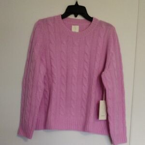 Joie Lavender Cable Knit Sweater